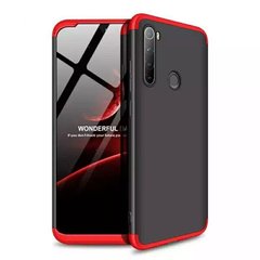 Чехол GKK 360 градусов для Xiaomi Redmi Note 8T - Черно-Красный фото 1