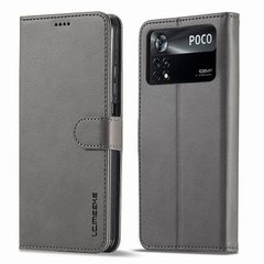 Чехол-Книжка iMeeke для Poco X4 Pro 5G - Серый фото 1