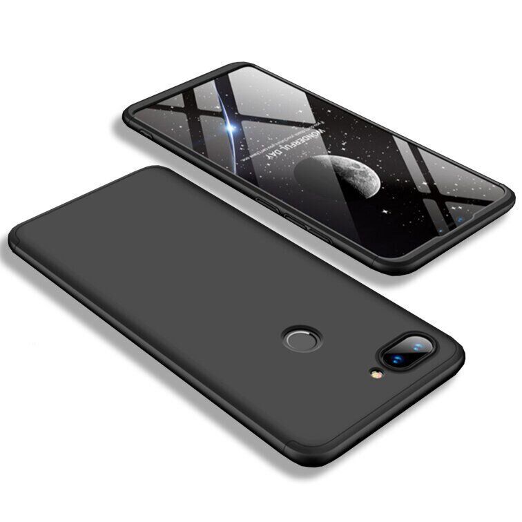 Чохол GKK 360 градусів для Xiaomi Mi8 lite - Чорний фото 2