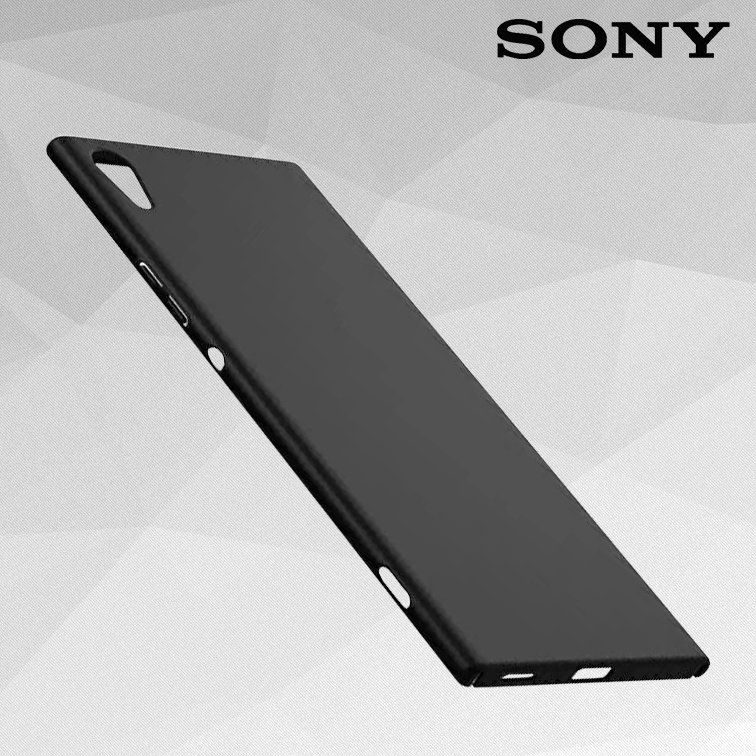 Чехол Бампер с покрытием Soft-touch для Sony Xperia XA1 - Черный фото 3