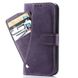 Кожаный чехол-книжка для Tecno Spark 8C / Go 2022 цвет Фиолетовый