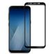 Защитное стекло 2.5D на весь экран для Samsung Galaxy A8 (2018) - Черный фото 2
