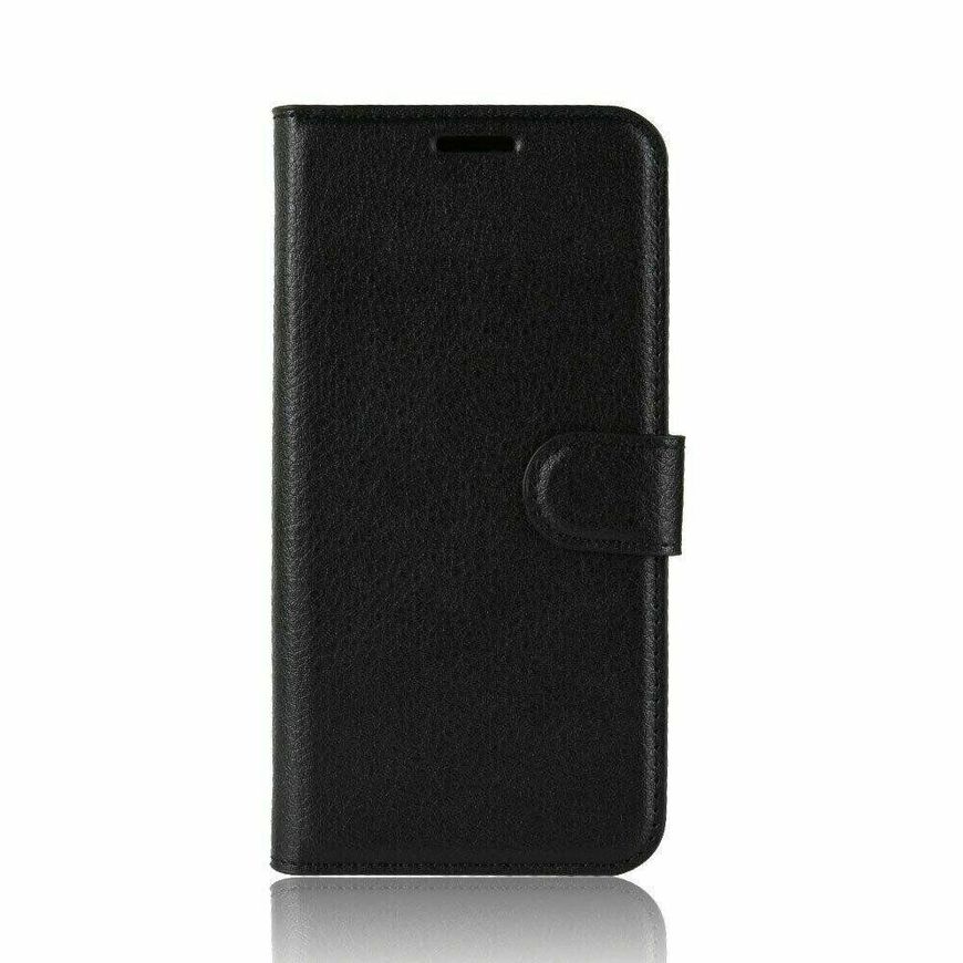 Чехол-Книжка с карманами для карт на Realme 6 Pro - Черный фото 6