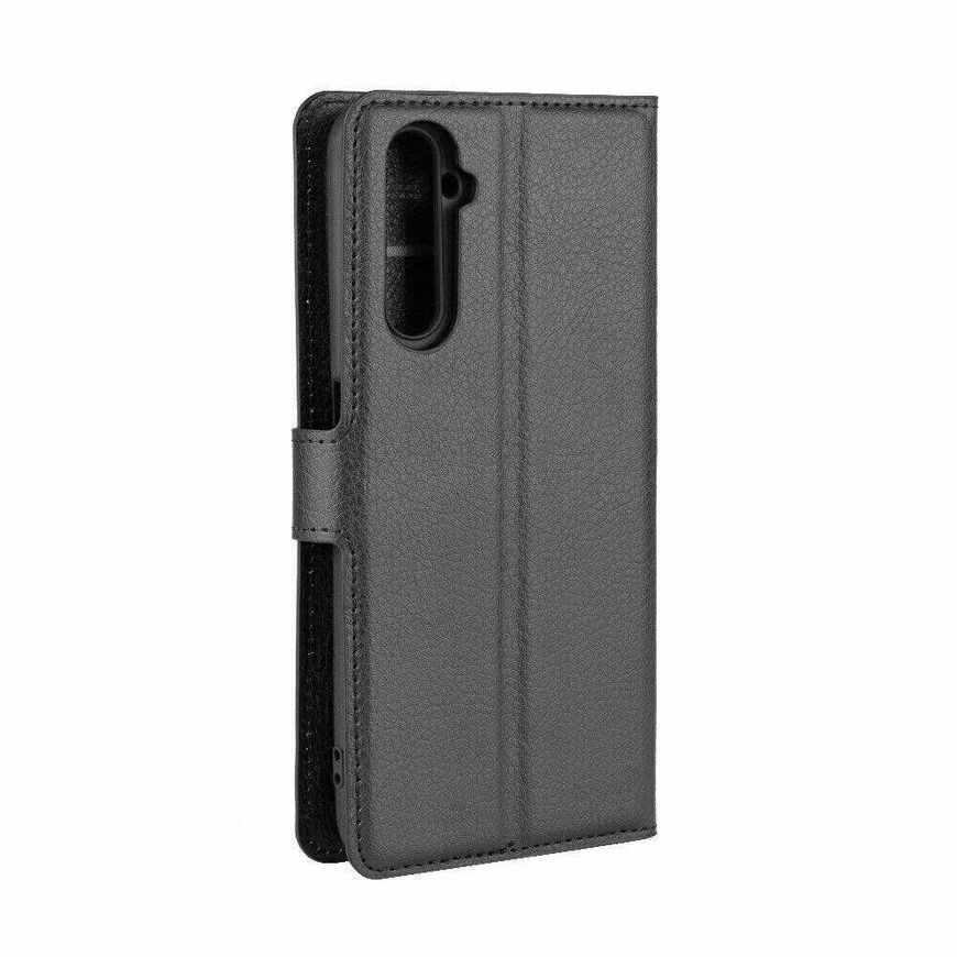 Чехол-Книжка с карманами для карт на Realme 6 Pro - Черный фото 5