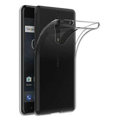 Прозрачный Силиконовый чехол TPU для Nokia 5 - Прозрачный фото 1