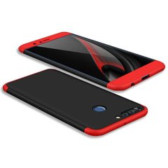 Чехол GKK 360 градусов для Huawei Honor V9 - Черно-Красный фото 1