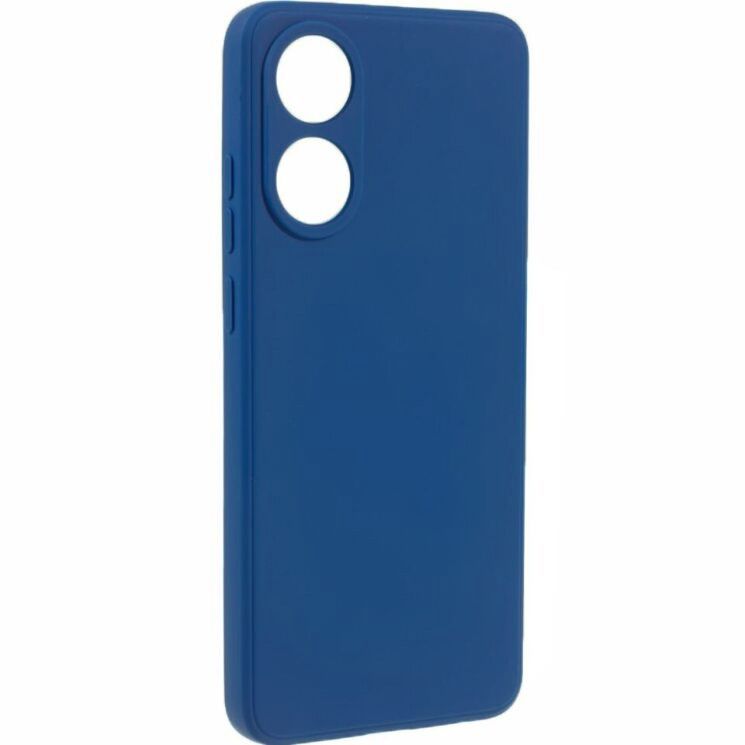 Чехол Candy Silicone для Oppo A58 цвет Синий