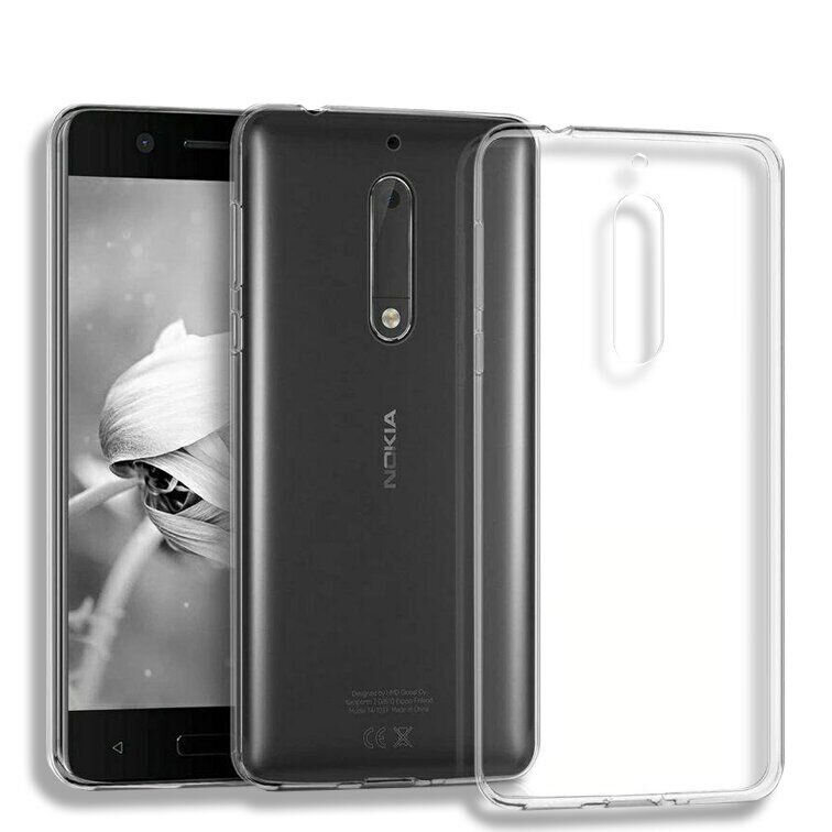 Прозрачный Силиконовый чехол TPU для Nokia 5 - Прозрачный фото 2