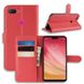 Чехол-Книжка с карманами для карт на Xiaomi Mi8 lite - Красный фото 1