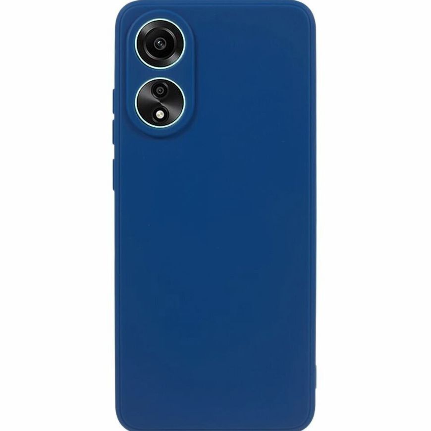 Чехол Candy Silicone для Oppo A58 цвет Синий