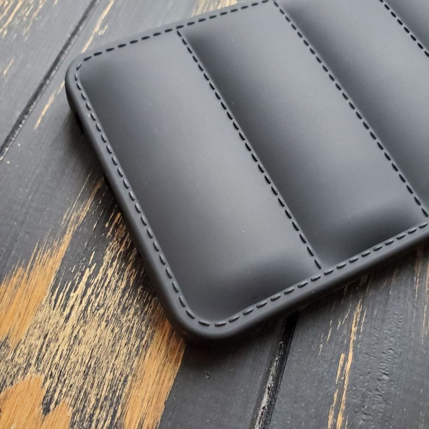 Чехол силиконовый Down Jacket для Tecno Pova 2 - Черный фото 5